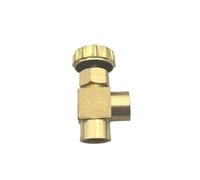 Vanne à bille Robinet À Pointeau En Laiton 2 Pièces - Papillon Angle Droit F1/4 Et F1/8 For Un Contrôle Une Régulation Précis Du Débit pour le contrôle du débit(Angle F1 8)