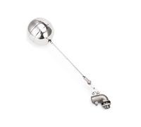 Vanne à bille Vanne à flotteur en acier inoxydable, 1 pouce DN25, boule flottante réglable pour réservoir d'eau, coude coudé, vanne à bille flottante, réservoir de débit/expansion, vanne à bille flot