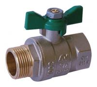 Vanne à boisseau sphérique à papillon avec presse étoupe - MF 15x21 SFERACO