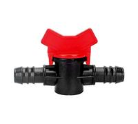 Vanne à boisseau sphérique cannelée, 12 mm/16 mm/12 mm à 16 mm, interrupteur d'arrêt pour tuyau d'arrosage de jardin, aquarium