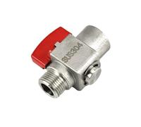 Vanne à boisseau sphérique d'arrêt haute pression en acier inoxydable 304, 200 °C, 300 bar, 1/4", 3/8", 1/2", BSPP femelle/BSPT mâle(G1l4 F To G1l4 F)