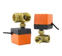 Vanne À Boisseau Sphérique Électrique 2 Voies, Électrovanne À Trois Fils, Deux Commandes DN15/DN20/DN25, 220 V CA, 12 V CC, 1/2", 3/4", 1"(AC220V DN20 3-4)