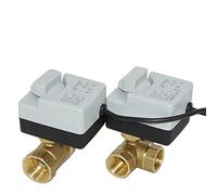 Vanne à boisseau sphérique électrique à 2 voies, 3 voies, 3 fils, 2 commandes, AC 220 V, filetage intérieur, 1 pièce