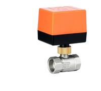 Vanne à boisseau sphérique électrique en acier inoxydable, actionneur de vanne solénoïde à 2 commandes et 3 fils, AC220 V DC12 V-24 V, DN15/20/25/32/40/50(DN25,DC12V-24V_2-WAY)