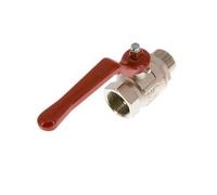 Vanne à boisseau sphérique en laiton à 2 voies, mâle à femelle G/G 3/4", conception courte