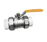 Vanne à boisseau sphérique épaisse avec revêtement en laiton, Hot Melt Union, interrupteur de vanne d'eau, valve principale, chauffage au sol, vanne de collecte d'eau (mâle 32 x 1 pouces)