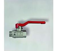 Vanne à boisseau sphérique Fukana avec poignée à levier 53193 rouge, AG x IG 1", DIN 50930-6