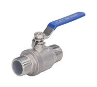 Vanne à Boisseau Sphérique Kadimendium Filetage Mâle 1po en Acier Inoxydable Bonne étanchéité NPT Robinet à Boisseau Sphérique à Port Complet pour Eau Pétrole Gaz