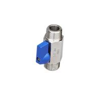 Vanne à boisseau sphérique mini à filetage mâle 2 voies 1/8 1/4 3/8 1/2 3/4 pouce, en acier inoxydable 304, 63 bars, 1 pièce(1/8")