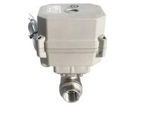Vanne à boisseau sphérique motorisée 1/2" 2 voies 220 V, couple de serrage 15 Nm, avec indicateur de position, commande manuelle for eau, huile, gaz(BSPT_AC110V TO 230V_CR703)