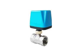 Vanne à boisseau sphérique motorisée en acier inoxydable couple de réinitialisation de mise hors tension à 2 fils électrovanne électrique alternative 24V 12V(1",24V,Normally Open)