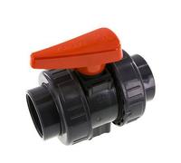 Vanne à boisseau sphérique PVC 2 voies Raccord Double Union 63 mm Prise EPDM