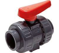 Vanne à boisseau sphérique PVC 2 voies Raccord Double Union 90 mm Prise FKM