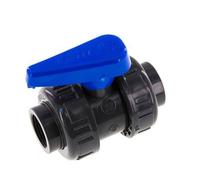 Vanne à boisseau sphérique PVC 2 voies Raccord Double Union Rp 3/4'' EPDM