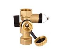 vanne à capuchon Afriso 77950 G 2000 x 2000 , avec robinet KFE intégré G 3/4