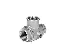 Vanne à cinq voies en acier inoxydable 304, pompe horizontale avec clapet anti-retour de transfert, filetage direct de l'eau, raccord fileté 1 pouce 2 pouces(DN40)