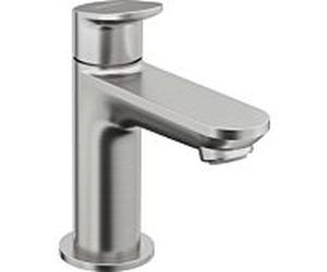 Vanne à colonne Duravit Wave WA1080002070 projection 90 mm, acier inoxydable brossé