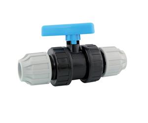 Vanne à compression Fitt SVANEC25 noir 25mm