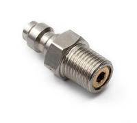 Vanne à connexion rapide à filetage mâle, pour remplissage, connecteur de 8 mm, mamelon de remplissage en acier inoxydable, matériau antirouille (M10 x 1)