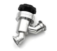 Vanne à déflecteur manuelle à vide élevé de type Y Vanne d'angle en acier inoxydable Clapet à vide Soupape de sécurité à gaz KF16 KF25 KF40 KF50(KF16)