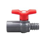 Vanne à filetage femelle, raccord cannelé de 20 mm de diamètre extérieur vers douille de 25 mm de diamètre intérieur, adaptateur de vanne à bille en PVC, connecteur d'eau, for aquarium