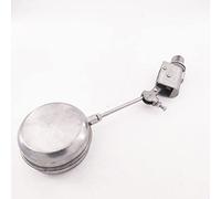Vanne à flotteur de réservoir d'eau réglable DN15, résistance aux hautes températures de 200 °C, vanne à bille en acier inoxydable 304 Durable