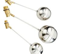 Vanne à flotteur en laiton 1/2 pouces 3/4 pouces 1 pouce-vanne à bille flottante en acier inoxydable 1 pièces(1/2inch)