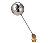 Vanne à flotteur en laiton/acier inoxydable DN15 DN20 DN25, vanne de commande bille flottante ouverture rapide, noyau céramique for château d'eau/citerne(201ss Type,DN20)