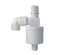 Vanne à flotteur pour réservoir d'eau - Vanne de contrôle automatique du niveau d'eau avec interrupteur à flotteur à boule, corps en nylon PA66, plage de pression de 0 à 12 kg, entrée haut/latérale