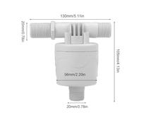 Vanne À Flotteur | Robinet Flotteur Abreuvoir 13 mm à Arrêt Automatique - Accessoire Piscine Contrôleur Intelligent pour Arrosage Bassin Agricole Aquarium Abreuvoir