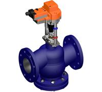 Vanne à Globe Belimo 30mm Bride DN100 Kvs145 24VAC/DC 150s MP-Bus 0-10/2-10V 2500N IP54 H6100N/EV24A-MP-TPC