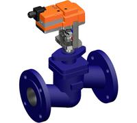 Vanne à Globe Belimo DN80 Bride 18mm Course Kvs90 24VAC/DC 150s 2-10V 1500N IP54 H679SP/SV24A-SR-TPC
