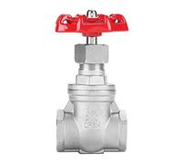 Vanne à guillotine en acier inoxydable DN20, vanne d’arrêt rotative BSPP G3/4 pour eau, gaz et vapeur, conception à passage direct avec faible résistance, acier inoxydable