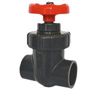 Vanne À Guillotine en UPVC - 25 mm/32 mm/40 mm | Contrôle Précis du Débit | Vanne d'eau en PVC for L'irrigation De Jardin, Les Aquariums Et L'hydroponie(Inner Diameter 32mm)