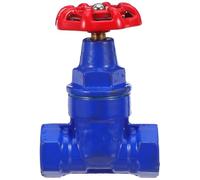 Vanne à Guillotine Filetée Dn15 1/2 Npt avec Poignée Roue Bleue Solide | Conception Résistante à Corrosion L'usure, Facile à Entretenir, Usage Résidentiel et Industriel, Adaptée aux Plombiers
