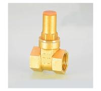 Vanne à guillotine verrouillable en cuivre 1/2" 3/4" 1" DN15 DN20 DN25 for interrupteur de compteur d'eau, adaptateur de vanne d'irrigation antivol(Without key,G1 1)