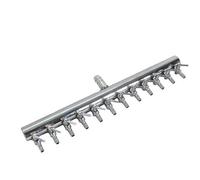 Vanne à levier de contrôle du débit d'air pour aquarium, accessoires de pompe répartiteur d'aquarium, collecteurs d'aquarium, collecteurs d'aquarium, multi-ports, connecteur régulateur de ligne en