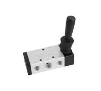 Vanne à levier pneumatique 4H210-08 4H310-10 4H410-15 Vanne pneumatique manuelle 5 voies à 2 positions et 5 orifices, à commande manuelle par levier 5/2(No fittings,4H310-10)