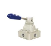 Vanne à levier pneumatique 4HV 210-08 230-10 410-15 430-20 4HVL Vanne pneumatique à levier manuel avec verrouillage 4/3 4/2 voies, commande manuelle, rotation 45°(4HV410-15,4HV-S)