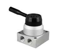 Vanne à levier pneumatique Vanne rotative pneumatique à trois ou quatre voies à commande manuelle Hv-02/03, interrupteur manuel K34R6-8 8D 8L, vanne d'inversion(K34R6-8D)