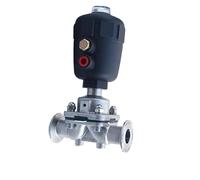 Vanne à membrane pneumatique sanitaire DN25 Ф27, virole de 50,5 mm, vanne à membrane pneumatique à double membrane à dégagement rapide