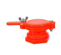 Vanne à Miel pour Extracteur, Robinet D'apiculture en Nylon Rouge | Sûre Pureté, Résistante à Rouille, Nettoyage Rapide, pour Collecte et Production de Miel