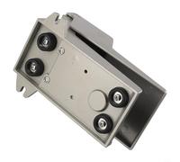 Vanne à pédale momentanée pneumatique à 2 positions - Valve à pédale d'air en métal filetée PT de 6,35 mm pour systèmes hydrauliques et pneumatiques industriels (4F210-08)