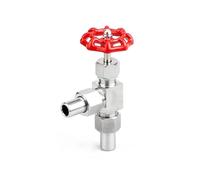 Vanne à pointeau coudée en acier inoxydable 304/316 haute pression DN6/DN10/DN15 OD18 mm, 1 pièce(DN6 OD14MM,304)