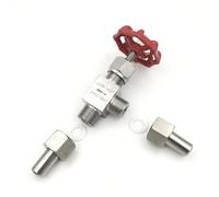 Vanne à pointeau coudée soudée en acier inoxydable DN6 DN10 DN15 J24W-160P (1 pièce)(DN10 OD14mm)