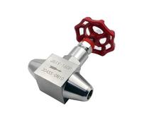 Vanne à pointeau en acier inoxydable DN6 DN10 DN15 DN20, vanne à soupape à haute pression soudée J61Y-160P(1/4")