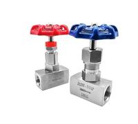 Vanne à pointeau en acier inoxydable, filetage femelle, instrumentation J13W-160P, vannes à soupape M12 x 1,5 M20 x 1,5(M12)