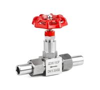 Vanne à pointeau en acier inoxydable haute pression, type soudage, J23W-160P DN6 DN8 DN10 DN15 DN20 DN25 DN32 Globe(DN25)