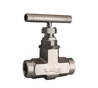 Vanne à pointeau haute pression en acier inoxydable 316 - Filetage interne 1/4", 3/8", 1/2", 10 000 psi, Crane Flow Control J13-320P(G1/4 NPT)