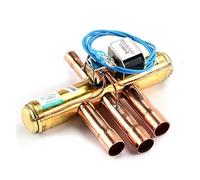 Vanne à quatre voies for climatiseur 1P1.5P2P3P5P, pièces de bobine de conduit d'air, électrovanne, contrôleur de froid et de chaleur, pièces en cuivre, réfrigération(1.5P 2P)